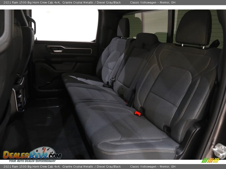 2021 Ram 1500 Big Horn Crew Cab 4x4 Granite Crystal Metallic / Diesel Gray/Black Photo #20