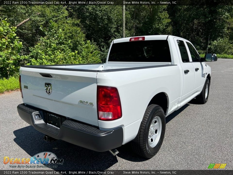 2022 Ram 1500 Tradesman Quad Cab 4x4 Bright White / Black/Diesel Gray Photo #6