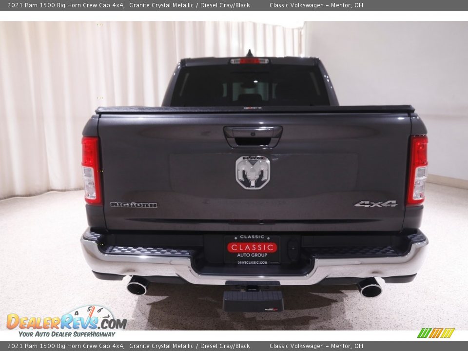 2021 Ram 1500 Big Horn Crew Cab 4x4 Granite Crystal Metallic / Diesel Gray/Black Photo #21