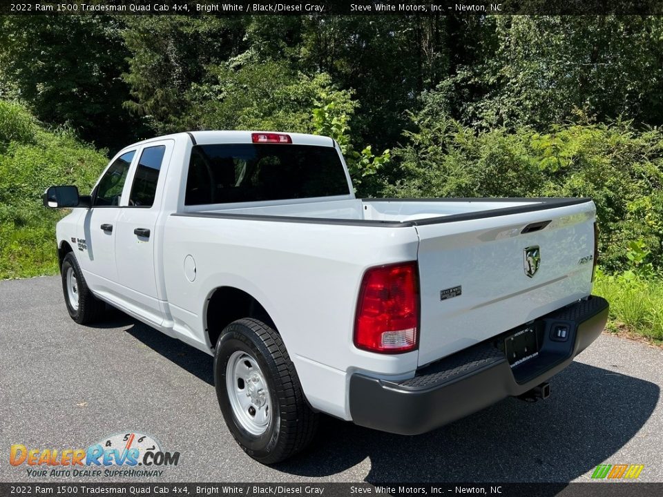 2022 Ram 1500 Tradesman Quad Cab 4x4 Bright White / Black/Diesel Gray Photo #9