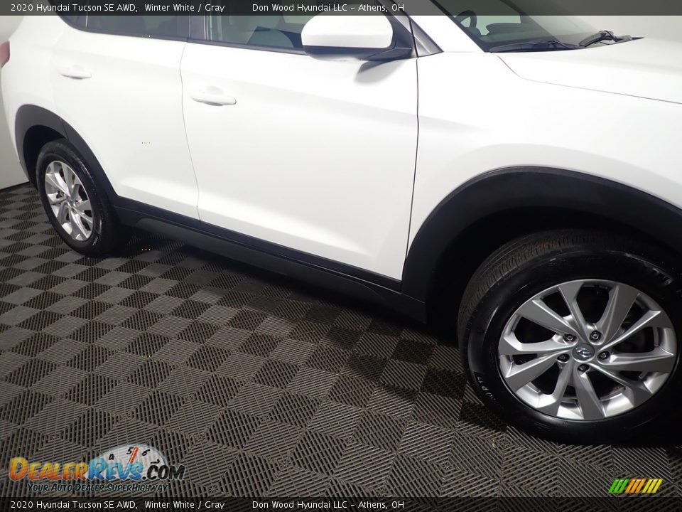 2020 Hyundai Tucson SE AWD Winter White / Gray Photo #4