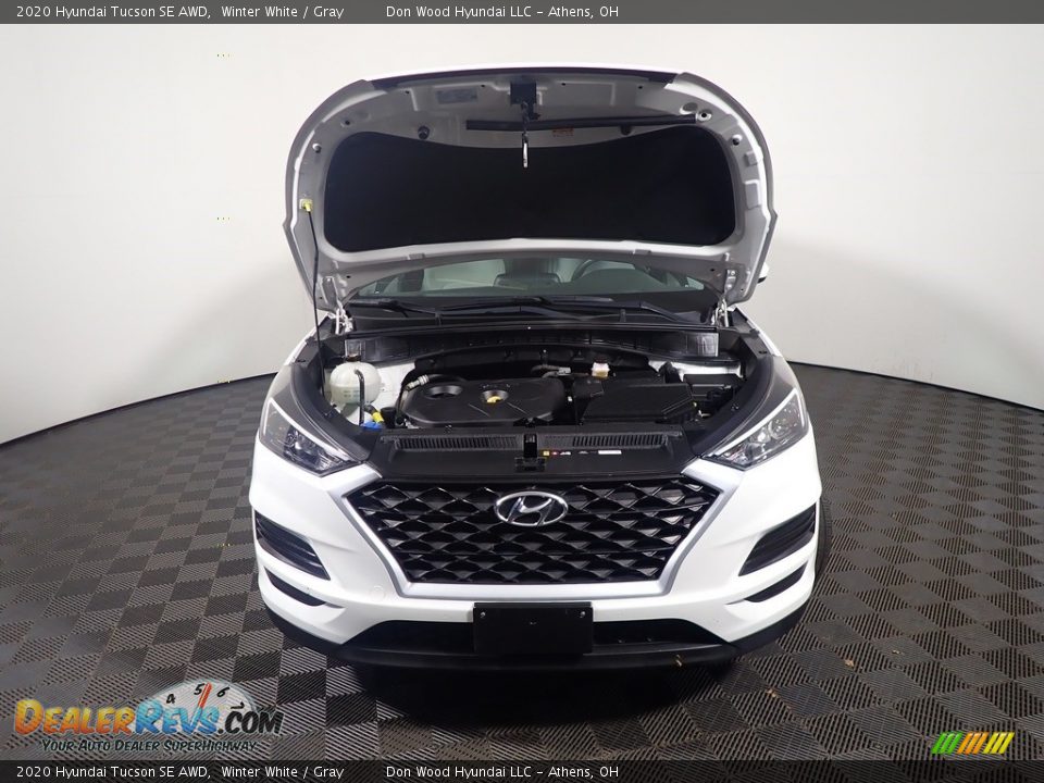 2020 Hyundai Tucson SE AWD Winter White / Gray Photo #6