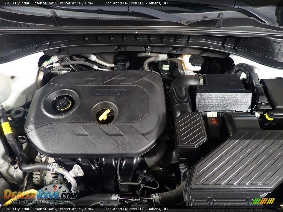 2020 Hyundai Tucson SE AWD Winter White / Gray Photo #7