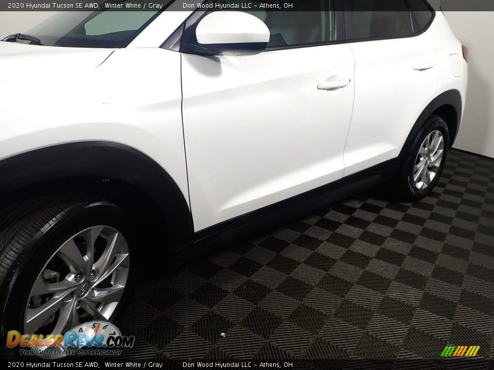 2020 Hyundai Tucson SE AWD Winter White / Gray Photo #10
