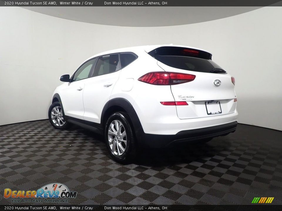 2020 Hyundai Tucson SE AWD Winter White / Gray Photo #11