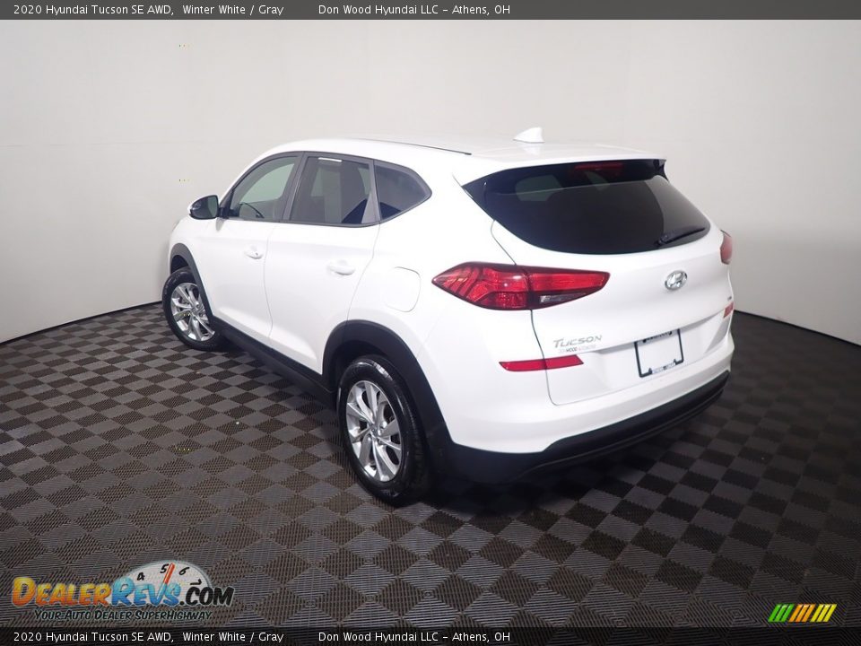 2020 Hyundai Tucson SE AWD Winter White / Gray Photo #12