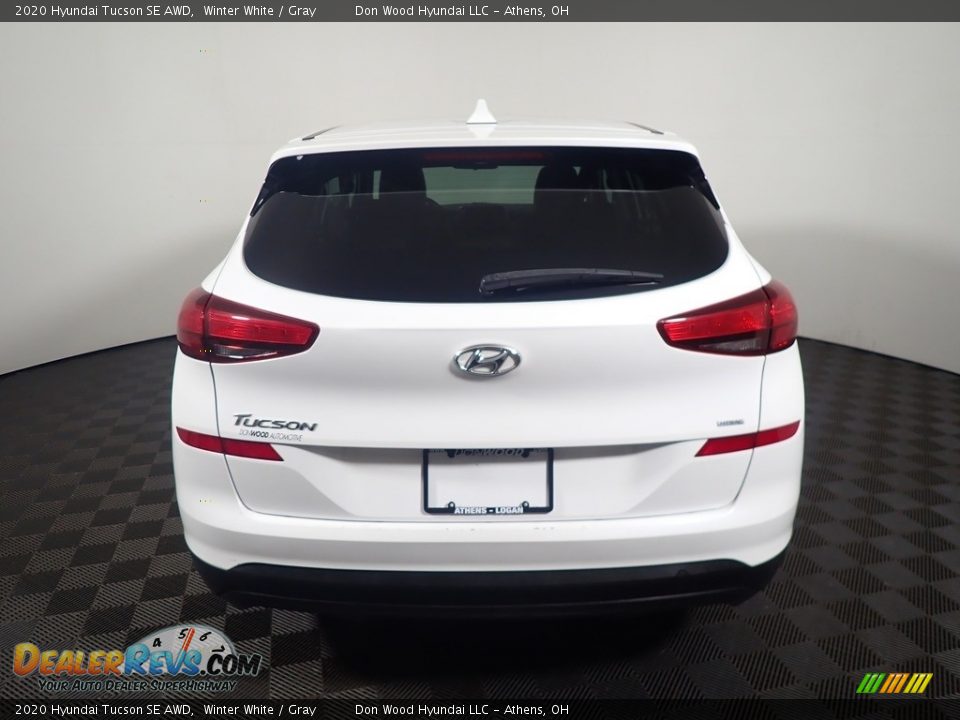 2020 Hyundai Tucson SE AWD Winter White / Gray Photo #13