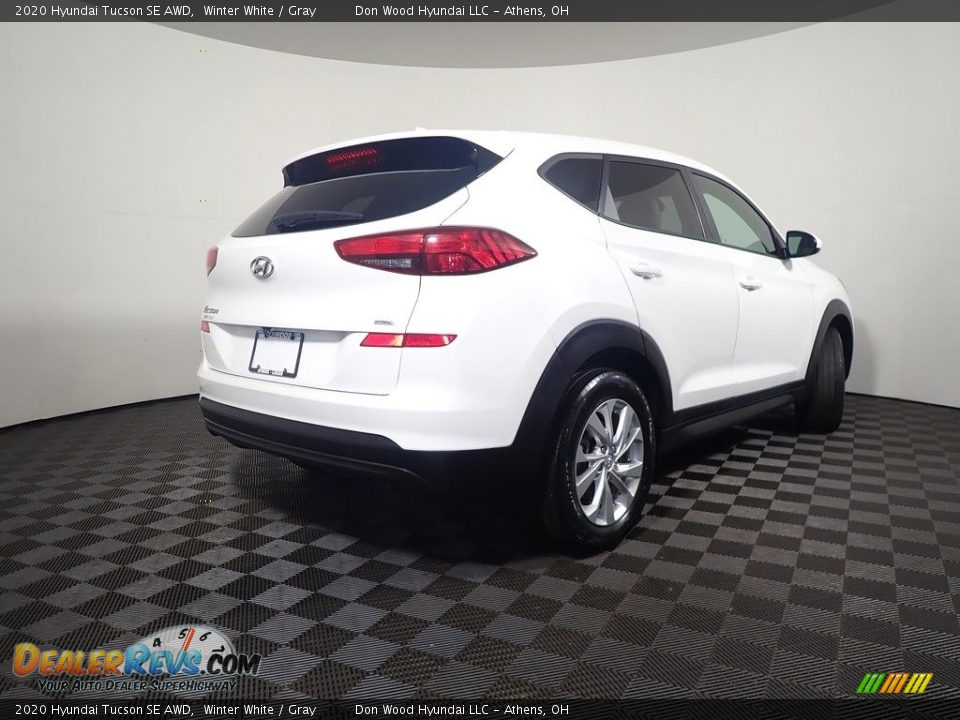 2020 Hyundai Tucson SE AWD Winter White / Gray Photo #16