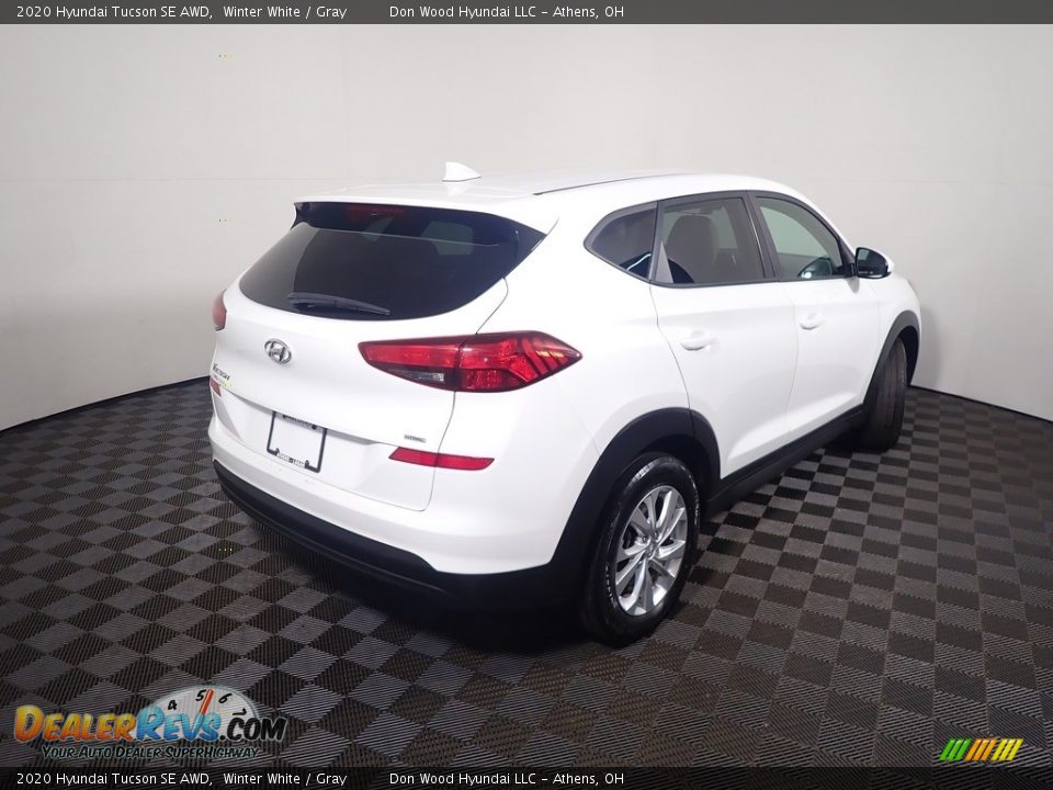 2020 Hyundai Tucson SE AWD Winter White / Gray Photo #17
