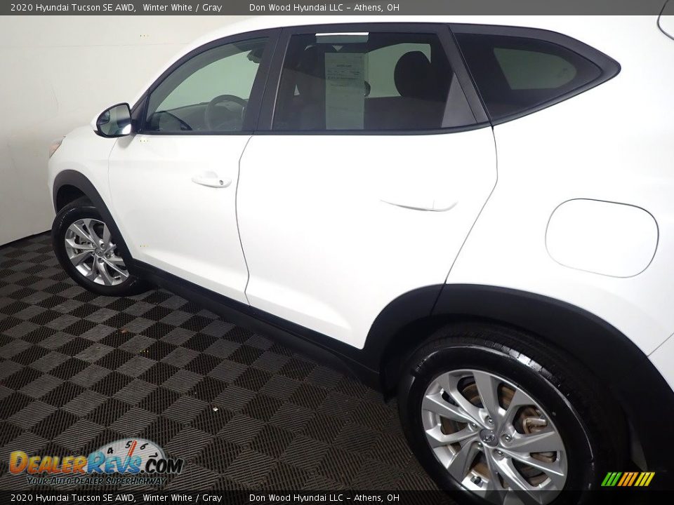 2020 Hyundai Tucson SE AWD Winter White / Gray Photo #18