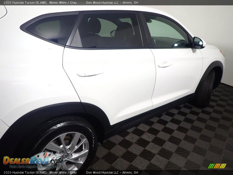 2020 Hyundai Tucson SE AWD Winter White / Gray Photo #19