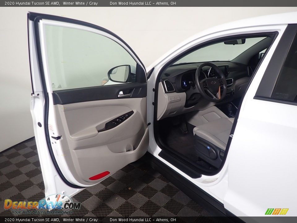 2020 Hyundai Tucson SE AWD Winter White / Gray Photo #20