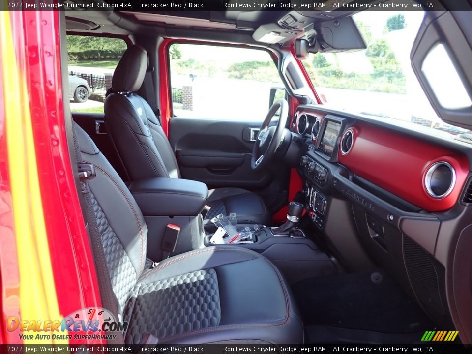 2022 Jeep Wrangler Unlimited Rubicon 4x4 Firecracker Red / Black Photo #10
