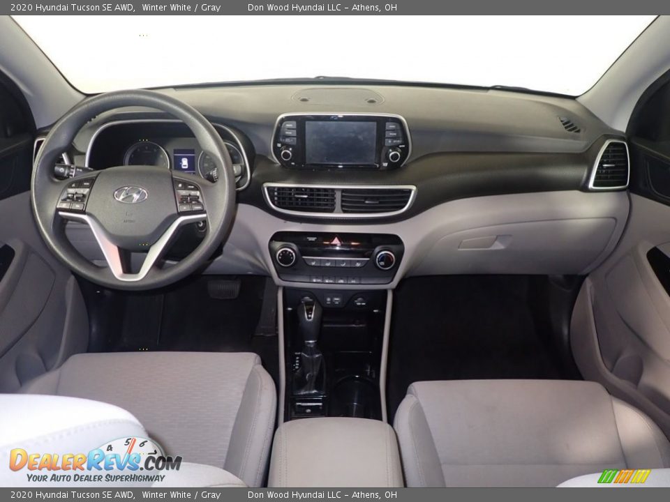 2020 Hyundai Tucson SE AWD Winter White / Gray Photo #24