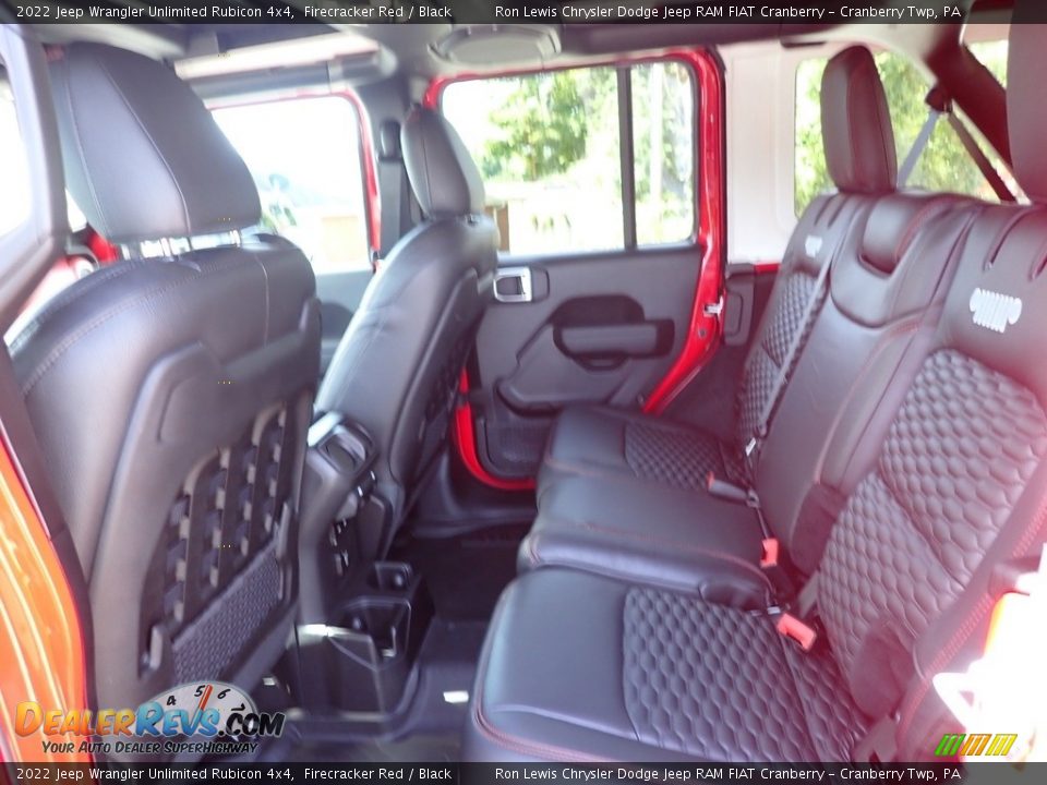 2022 Jeep Wrangler Unlimited Rubicon 4x4 Firecracker Red / Black Photo #12