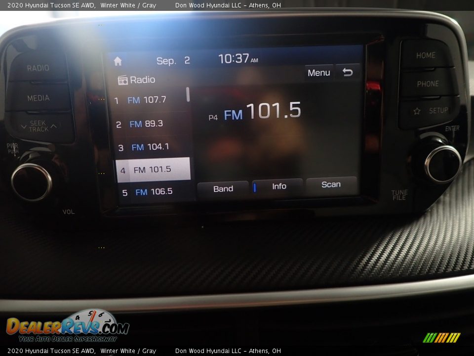 2020 Hyundai Tucson SE AWD Winter White / Gray Photo #26