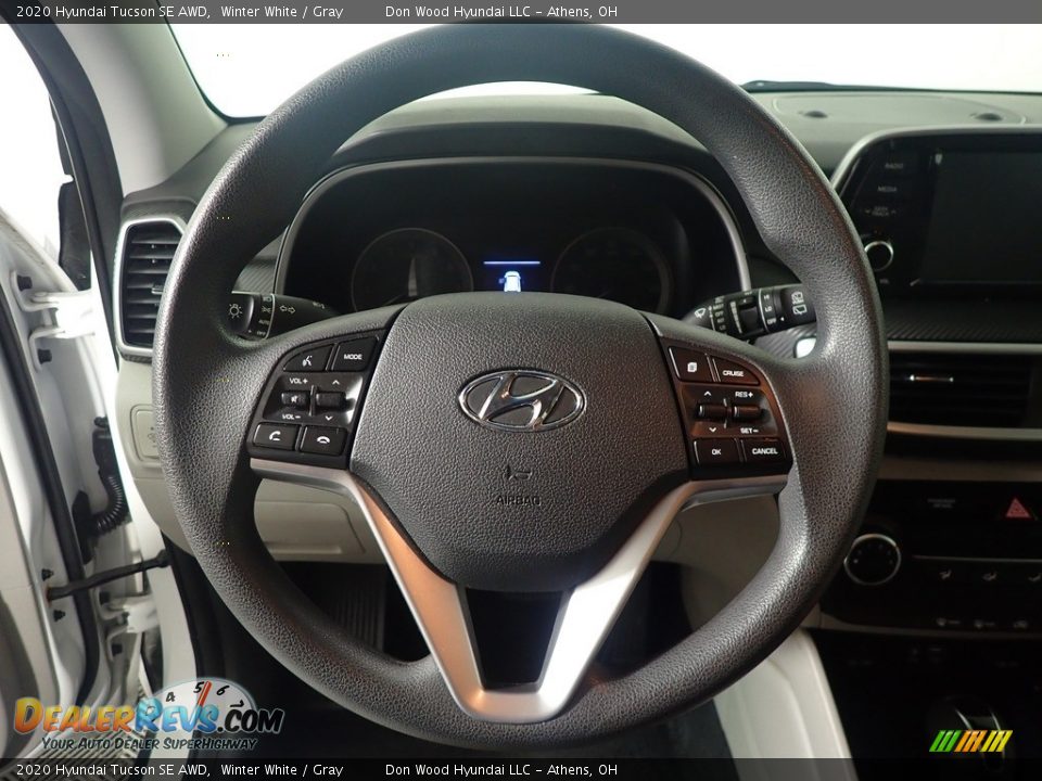 2020 Hyundai Tucson SE AWD Winter White / Gray Photo #27