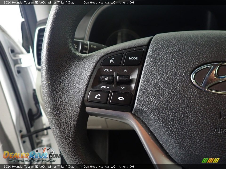 2020 Hyundai Tucson SE AWD Winter White / Gray Photo #29