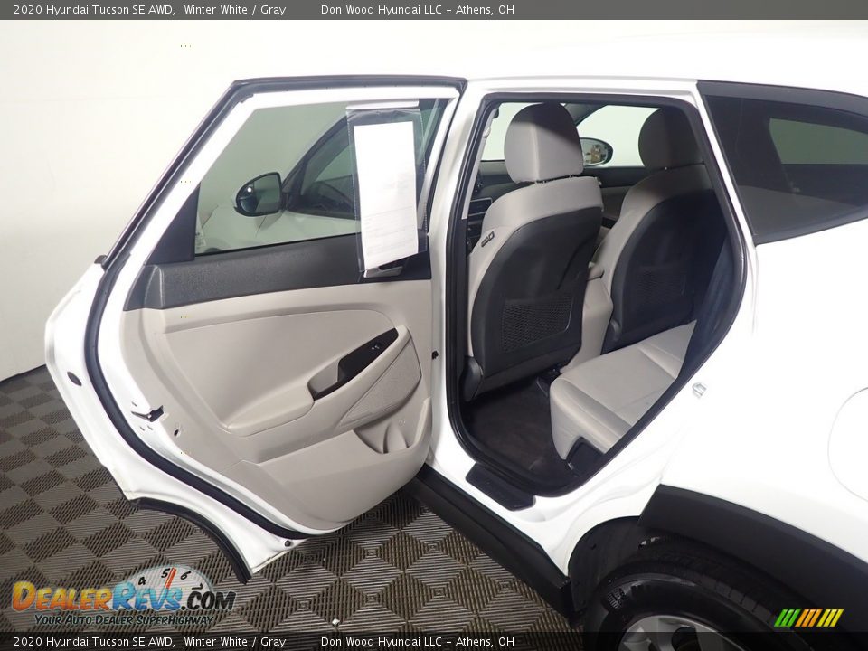 2020 Hyundai Tucson SE AWD Winter White / Gray Photo #34