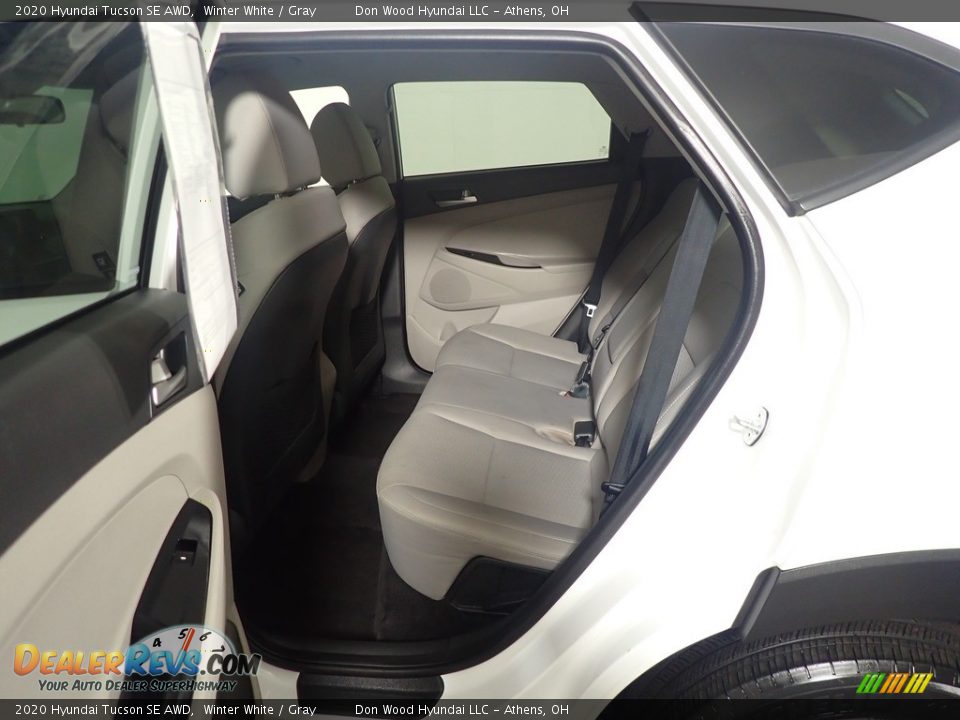 2020 Hyundai Tucson SE AWD Winter White / Gray Photo #35