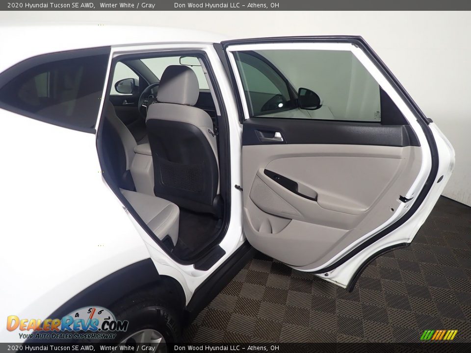 2020 Hyundai Tucson SE AWD Winter White / Gray Photo #36