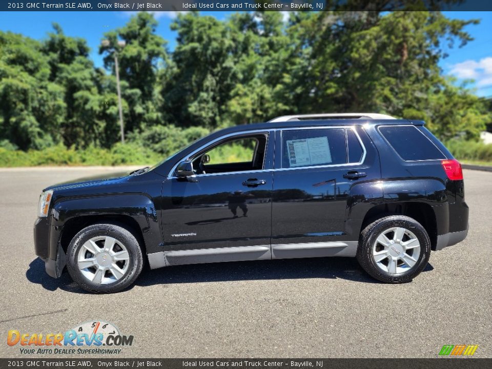 2013 GMC Terrain SLE AWD Onyx Black / Jet Black Photo #4