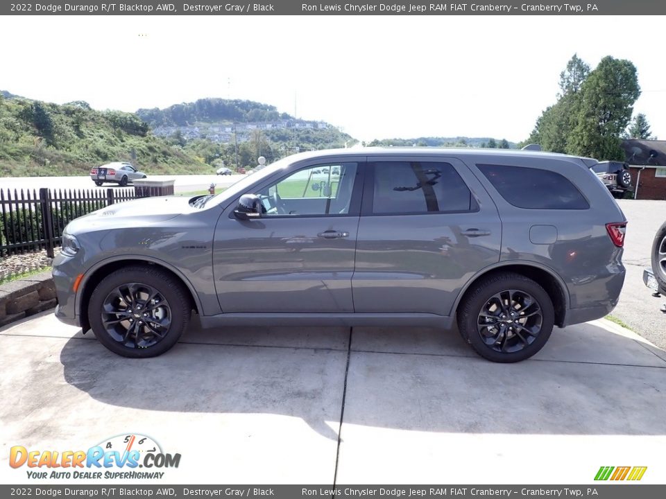 2022 Dodge Durango R/T Blacktop AWD Destroyer Gray / Black Photo #2