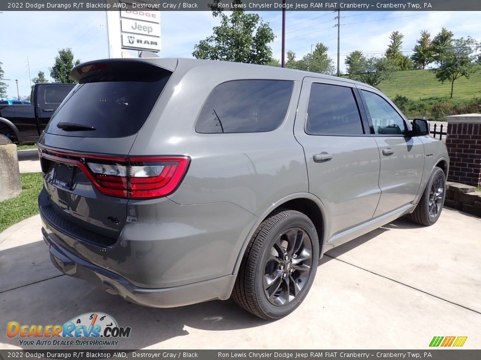 2022 Dodge Durango R/T Blacktop AWD Destroyer Gray / Black Photo #4