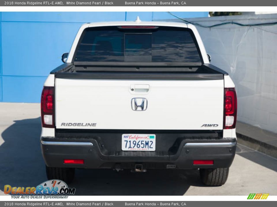 2018 Honda Ridgeline RTL-E AWD White Diamond Pearl / Black Photo #9