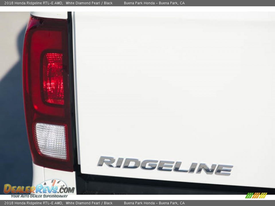 2018 Honda Ridgeline RTL-E AWD White Diamond Pearl / Black Photo #11