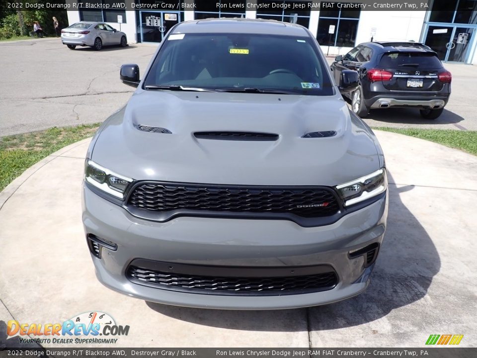 2022 Dodge Durango R/T Blacktop AWD Destroyer Gray / Black Photo #7