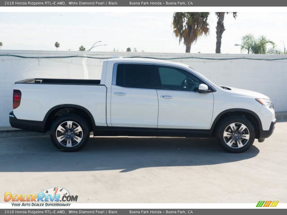 2018 Honda Ridgeline RTL-E AWD White Diamond Pearl / Black Photo #14