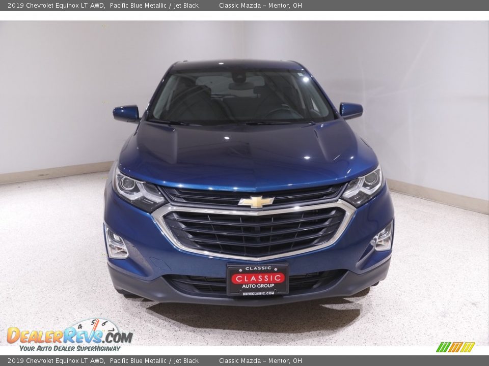 2019 Chevrolet Equinox LT AWD Pacific Blue Metallic / Jet Black Photo #2
