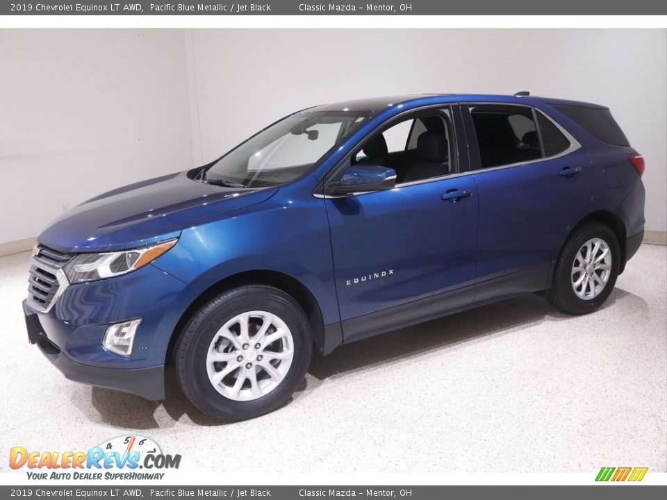 2019 Chevrolet Equinox LT AWD Pacific Blue Metallic / Jet Black Photo #3