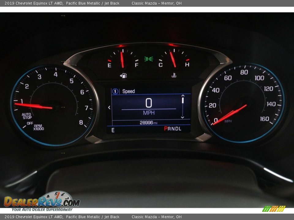 2019 Chevrolet Equinox LT AWD Pacific Blue Metallic / Jet Black Photo #8