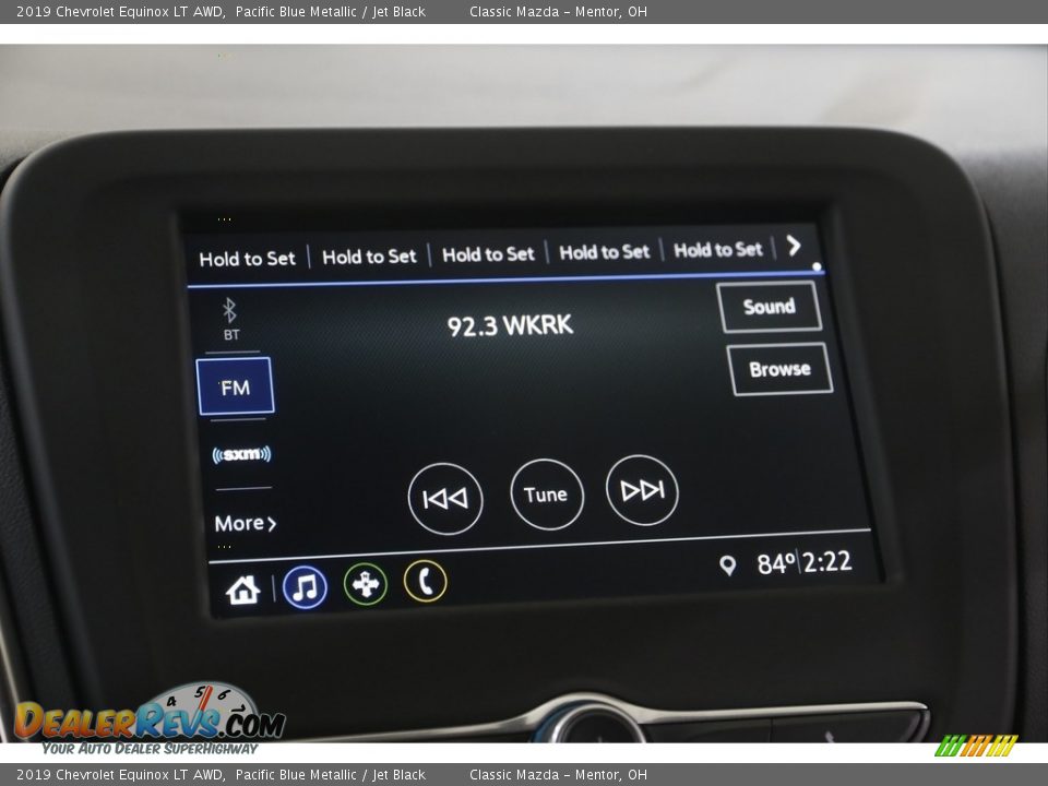 2019 Chevrolet Equinox LT AWD Pacific Blue Metallic / Jet Black Photo #10