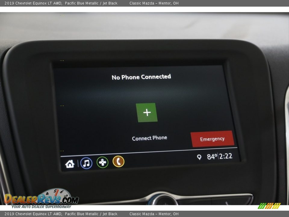 2019 Chevrolet Equinox LT AWD Pacific Blue Metallic / Jet Black Photo #11