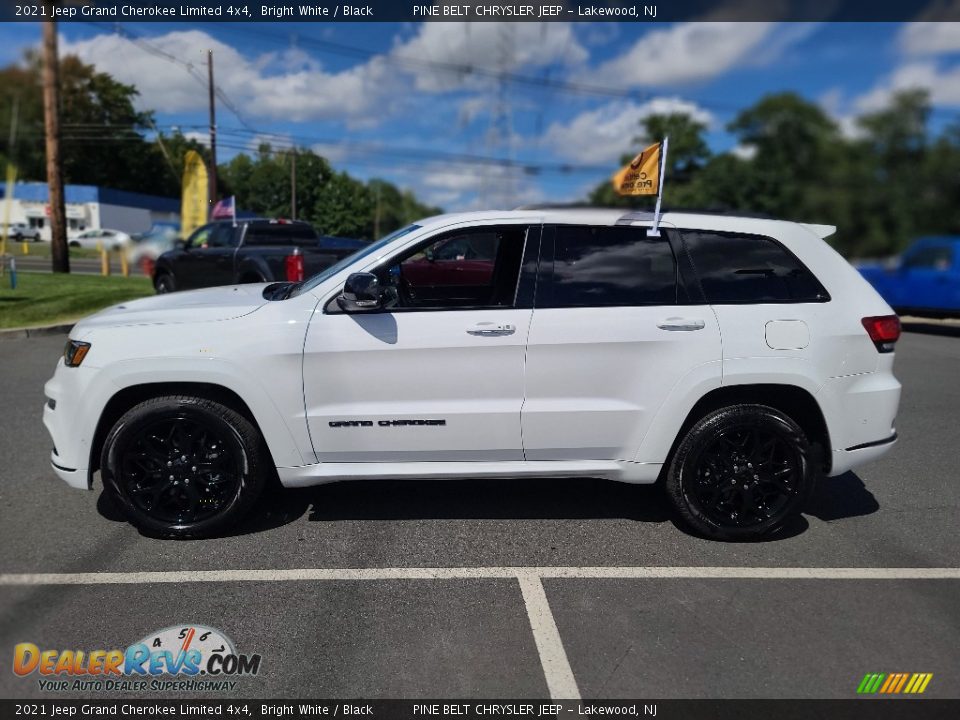 2021 Jeep Grand Cherokee Limited 4x4 Bright White / Black Photo #19
