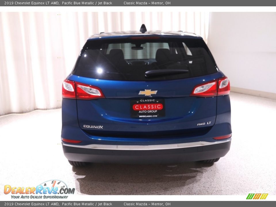 2019 Chevrolet Equinox LT AWD Pacific Blue Metallic / Jet Black Photo #19