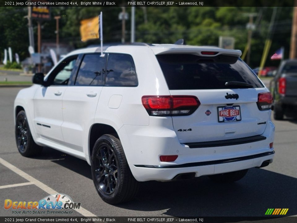 2021 Jeep Grand Cherokee Limited 4x4 Bright White / Black Photo #20