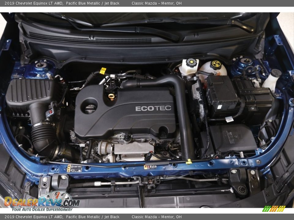 2019 Chevrolet Equinox LT AWD Pacific Blue Metallic / Jet Black Photo #20