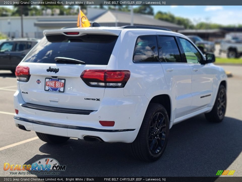 2021 Jeep Grand Cherokee Limited 4x4 Bright White / Black Photo #22