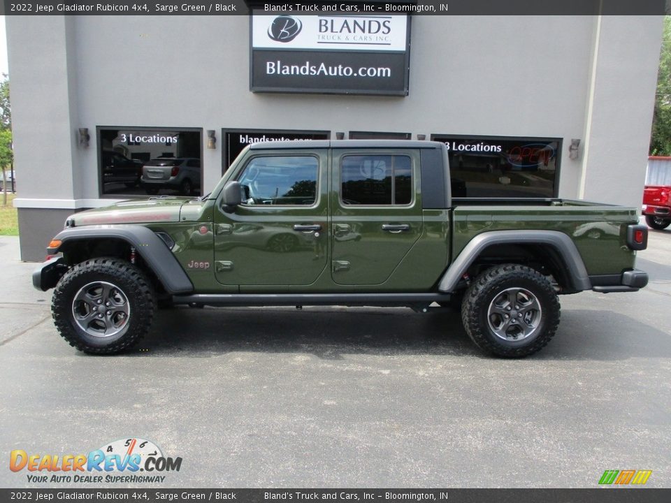 2022 Jeep Gladiator Rubicon 4x4 Sarge Green / Black Photo #1