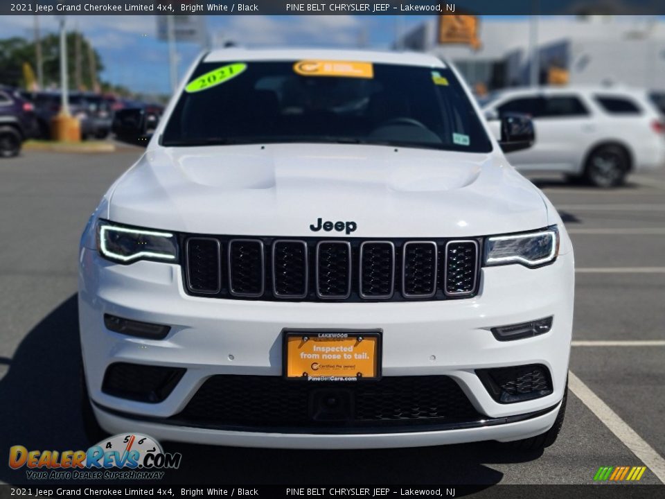 2021 Jeep Grand Cherokee Limited 4x4 Bright White / Black Photo #25