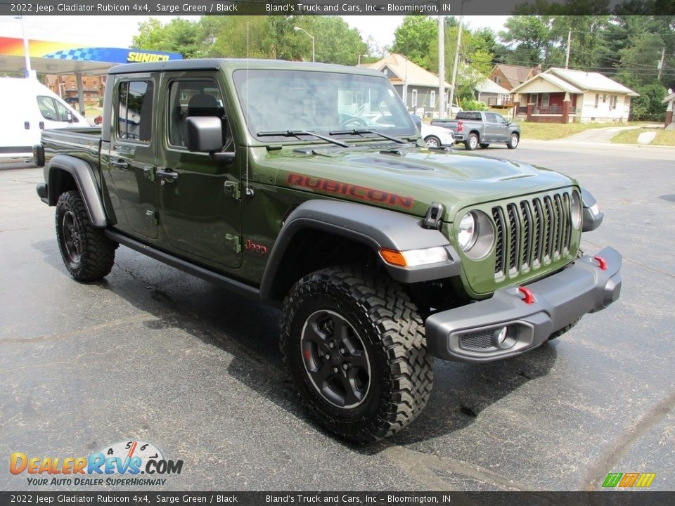 2022 Jeep Gladiator Rubicon 4x4 Sarge Green / Black Photo #5