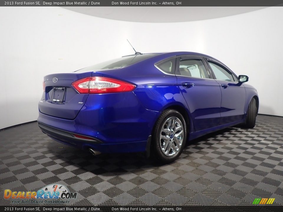2013 Ford Fusion SE Deep Impact Blue Metallic / Dune Photo #15