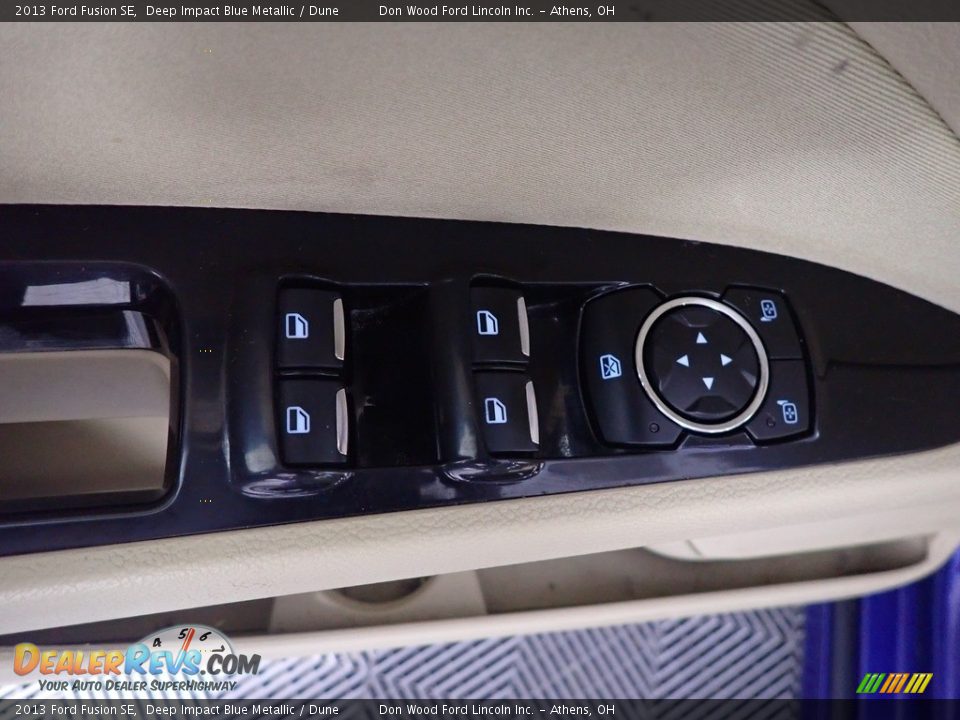 2013 Ford Fusion SE Deep Impact Blue Metallic / Dune Photo #21
