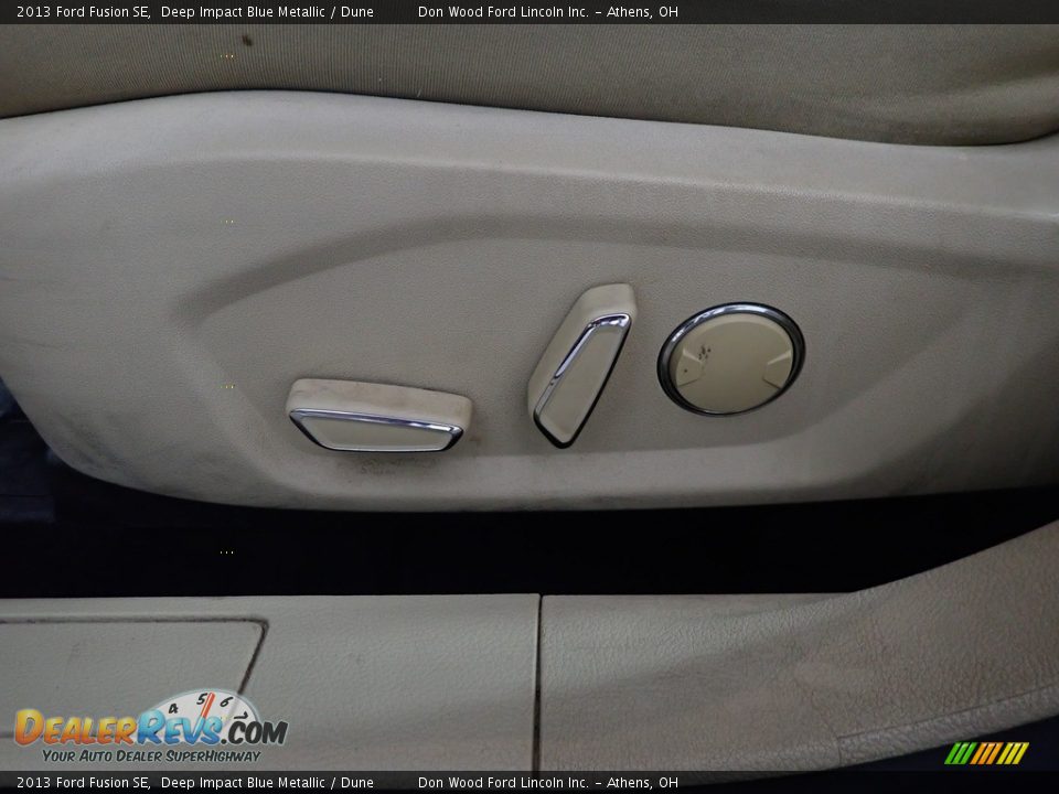 2013 Ford Fusion SE Deep Impact Blue Metallic / Dune Photo #23