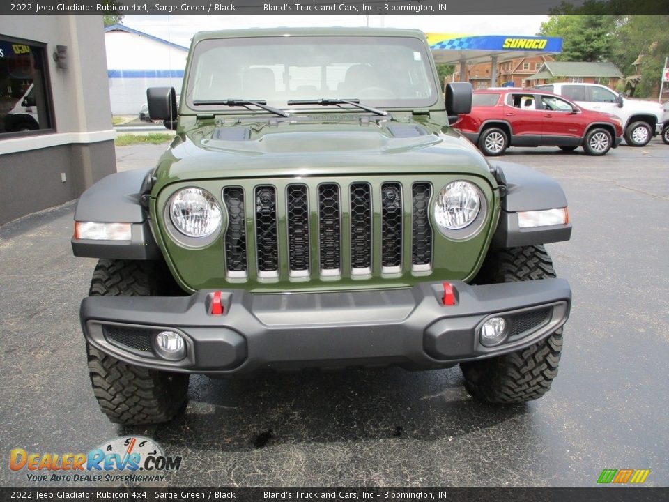 2022 Jeep Gladiator Rubicon 4x4 Sarge Green / Black Photo #26