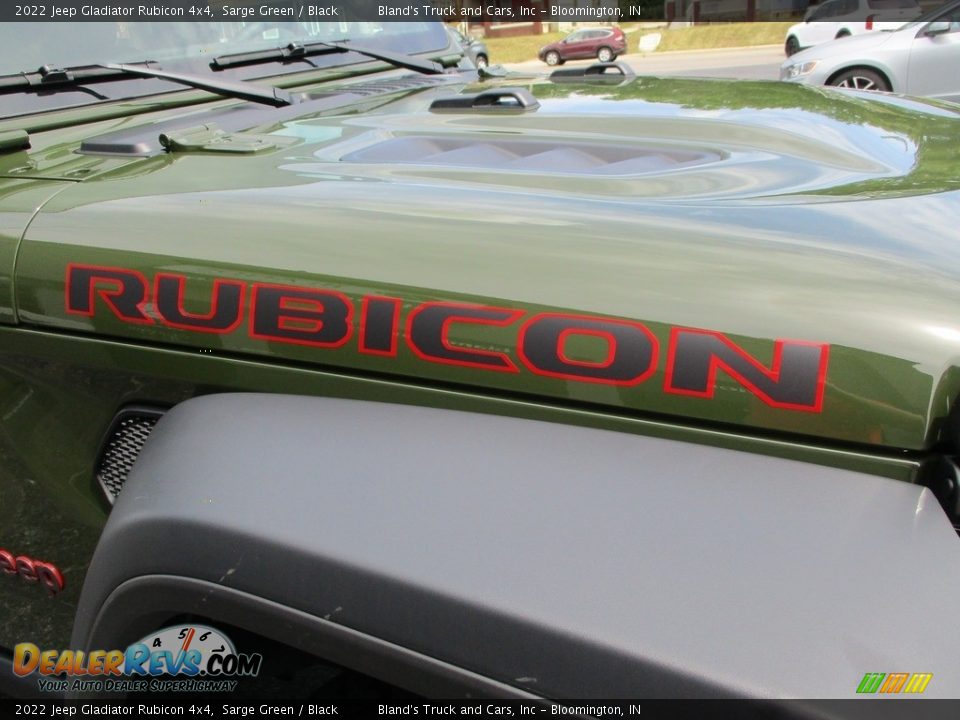 2022 Jeep Gladiator Rubicon 4x4 Sarge Green / Black Photo #28